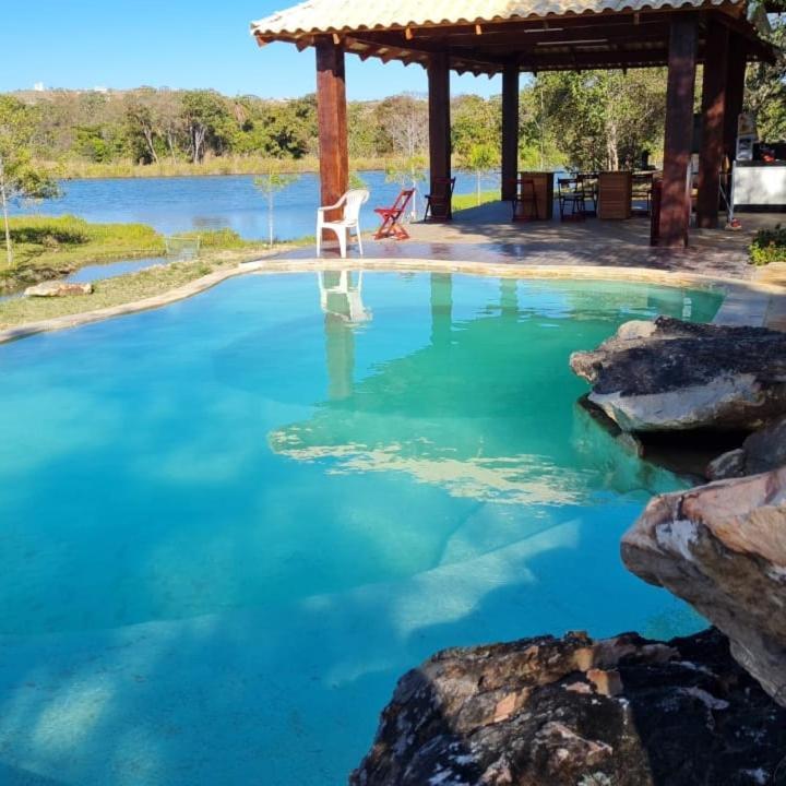 Chale Defronte Lagoa Na Serra Do Cipo Proximo A Cachoeira Grande, Cachoeira Do Pedrao E Cachoeira Veu Da Noiva ジャボチカトゥバス エクステリア 写真